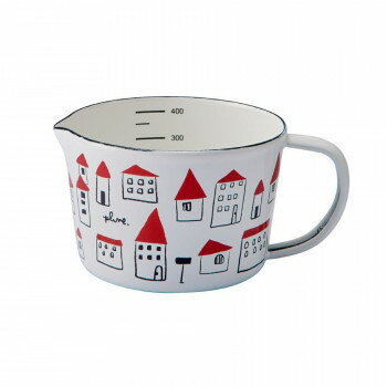 Measuring Cups - 豊琺瑯　Plune.(プルーン)　ホーローメジャーカップS　akaiyaneno　MC-606