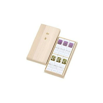 桐箱のご進物用お線香セット伝統ある調合法により、フローラルブーケの香料を主原料に十種の生薬を精製したお線香です。ラベンダーの香りとカモミールの香りを詰め合わせたセットです。サイズ線香長さ:約14cm個装サイズ：35×16×5cm重量個装重量：690g仕様燃焼時間:約30分生産国日本fk094igrjs
