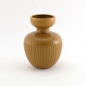 Interior Accessories - 志成販売 磁器のフラワーベース(L) カーキ 108139KH