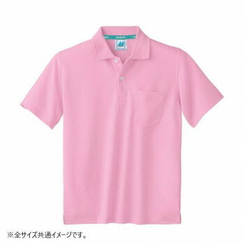 住商モンブラン ポロシャツ 兼用 半袖 ピンク 32-5062-L Lサイズ