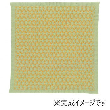オリムパス 刺し子キット 花ふきん 角亀甲つなぎ SK-361