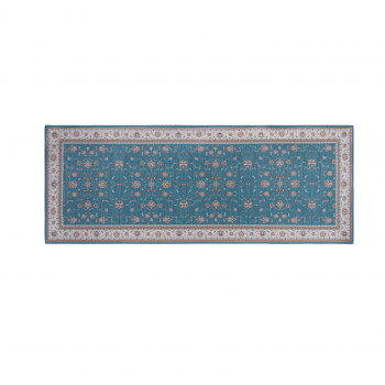オカトー Khastan インテリアマット 45×120cm ブルー
