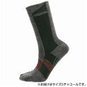 ホシノ V2-MW202 メリノウール・タビ型 厚手・ミドル丈 S チャコール(4)