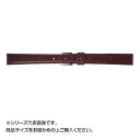 MIMOSA(ミモザ) 時計バンド キッド 10mm ワイン (美錠:銀) ZK-W10