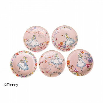 Disney(ディズニー)　ふしぎの国のアリス　小皿5Pセット　D-AL13　52169