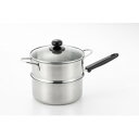 蒸しごよみ片手二段蒸し器18cm SJ3357