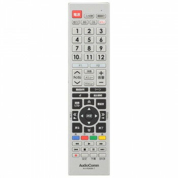 OHM AudioComm テレビリモコン 東芝レグザ専用 AV-R340N-T
