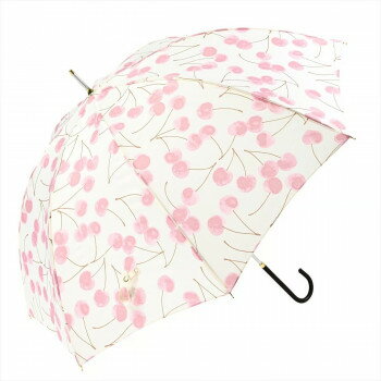ニフティカラーズ 長傘 さくらんぼ ピンク 1627PK ニフティカラーズ 長傘 さくらんぼ ピンク 1627PK