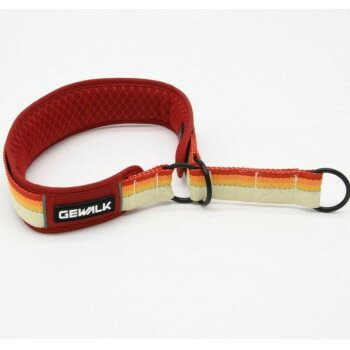 （ペット） GEWALK GW　ハーフ　チョーク　カラー　エコ レッド 3号 LGE104