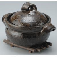 IH非对应 - G5-3503　黒飴釉ご飯鍋(3合用)