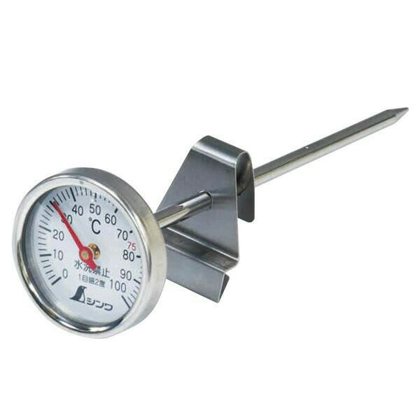 Thermometers - 温度計　V-1　丸T字型　0〜100度　φ3.5×13cm　調理用 72960