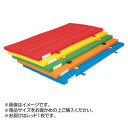エコカラー合成スポンジマット 5cm厚仕上(スベラーズなし) 再生エステル レッド F362