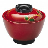 シンカ(信濃化学工業)　保温食器　モアホット漆器　保温吸椀　「朱金(しゅきん)」　584-N