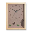 K-Art.Japan 壁掛け時計 DECLOCK Join us Bubble Girl ナチュラル DC-3103