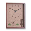 K-Art.Japan 壁掛け時計 DECLOCK Join us Bubble Girl ブラウン DC-3104