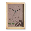 K-Art.Japan 壁掛け時計 DECLOCK Join us Reading Boy ナチュラル DC-3109