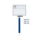 ホワイトボードミニ伸縮式 MCSW 11×14cm項目マグシート付 77626