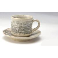 G5-2607　墨刷毛コーヒー碗皿