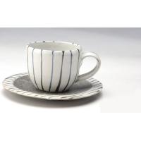 G5-2610　モダン十草コーヒー碗皿