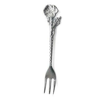 Fork - ブラスカトラリー フラワー ポピー フォーク シルバー KI050430