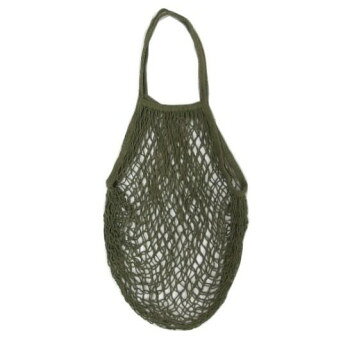 Pouch, Handbag - コットンメッシュバッグ カーキ COMEBAKH 102個セット