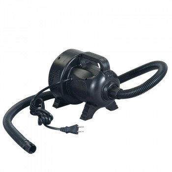 オススメの商品です（AZ)直径120cmの大玉の空気を4分もかからずに注入が出来ます。空気を抜く時も4分で抜くことが可能です。5種類の注入口が付いているので他にも便利に使えます。※ジムボールなどにもご使用出来ます。サイズ長さ18×幅15×高さ17cm個装サイズ：20×20×20cm重量1.4kg個装重量：1400g素材・材質本体:口栓ABS:ホースポリプロピレン仕様ホース長さ:106cm空気量:毎分約800リットル電源:AC100V定格消費電力:680W連続使用時間:約15分付属品取扱説明書生産国中国fk094igrjs