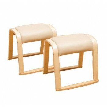 スタッキングチェア　同色2脚組　アイボリー・ST0452PIV