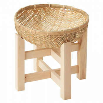 Storage Box - ちどり産業 和かご什器 スタンド付 CW-311