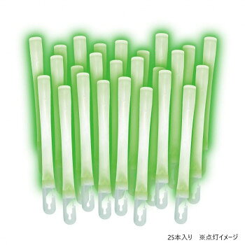 おすすめ発光体きれいな光をより美しく魅せるクリアなチューブを使用したarc(アーク)タイプです。超高輝度の「大閃光」タイプです。こちらの商品は25本まとめてアルミ袋に入った「業務用」タイプです。たくさん使う方にオススメです。※本商品は使い切りです。※使用後は放置せずに地域の分別マニュアルに従って適切に処分してください。(破棄方法は自治体によって異なります。)※中の液は引火しないため、分解せずそのままプラスティック製品として廃棄をお願いいたします。サイズ直径14〜18mm×長さ190mm個装サイズ：26.2×20.6×8.2cm重量0.9kg個装重量：914g素材・材質容器(スティック)構成:ポリプロピレン、ポリエチレン、ガラス内容液:フタル酸エステル(規制対象外)、グリコールエーテル、クエン酸エステル、安息香酸エステル、シュウ酸エステル、過酸化水素1%未満、蛍光色素仕様発光時間:約15分セット内容発光体25本入り生産国中国fk094igrjs