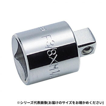 あると便利なアダプターラチェットハンドルに装着して異なる差込角のソケットをご使用いただけます。※差込角の大きなレンチで力を入れ過ぎますと工具が破損し、怪我の原因となります 。※小さいサイズの差込角に合わせたトルクでご使用ください。サイズL:47mm個装サイズ：8.7×7×3.5cm重量136g個装重量：160g素材・材質SCM435仕様差込角:凹19.0mm(3/4)凸12.7mm(1/2)生産国日本fk094igrjs