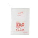 ジャパックス LD規格袋 厚み0.020mm No.15 ひも付き 透明 100枚×10冊×4箱 KR15(3)