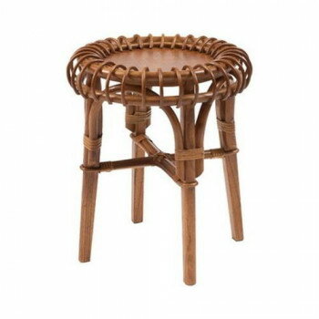 東谷 ラタンサイドテーブル ブラウン NRS-505