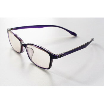 ブルーライトカット機能付　中近累進シニアグラス　PCビュアー　+1.5　2993-1115・クリアパープル