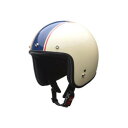 リード工業 LEAD GRENVER スモールジェットヘルメット アイボリー×ネイビー フリーサイズ(2)