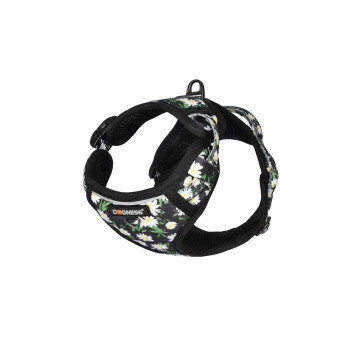 ルークラン ドッグネス ハーネス エレガント XS/S デイジーブラック ペット用品