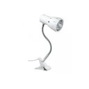 YAZAWA(ヤザワコーポレーション) フレキシブルクリップライト E26 電球なし ホワイト・CFX60X02WH
