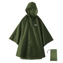 OUTDOOR PRODUCTS ポンチョ L カーキ 06003192