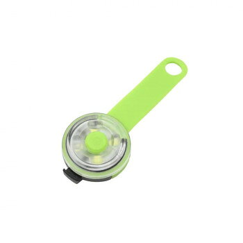 超小型＆軽量でもウルトラ級に輝くLEDライトライト部分が直径3cm(500円玉サイズ)と超小型。超軽量の10gながら、500m先からも視認確認できるほどの白い光を放つ充電式LEDライトです。首の細いワンちゃんの首輪に装着しても負担になりません。リードやハーネス、お手持ちのバッグやポーチにも簡単に取り付けられます。夜間のウォーキングやワンちゃんとのお散歩を安心して楽しめるように、周囲からの視認性をサポートします。【取扱説明】1.本体裏面ソケットに付属コードを差し、家庭用電源より充電して下さい。(満充電約30分)2.本体側面のボタンを押してライトを点灯します。速い→ゆっくり→常灯→消灯の順に点灯方式が切り替わります。3.本体は首輪やリードの他、バッグの持ち手等に取り付けて使用できます。本製品と取り付け部分がしっかり固定されていることを確認してからご使用下さい。【注意事項】※水中での使用はできません。水没させないでください。※点灯方式、使用頻度、充電時間等、様々な要因により連続使用可能時間は変動します。※取付バンドはシリコンゴム製のため無理に引き延ばした状態で使用すると破断ないし製品劣化を早める恐れがあります。サイズ3×7.8×2cm個装サイズ：8×3×2cm重量10g個装重量：10g素材・材質ABS、シリコン仕様防滴設計1回の充電で最大6時間使用可(約30分で満充電)3つのモード「速い」→「ゆっくり」→「常灯」に切り替え可能リチウムイオン蓄電池内蔵(※取り外し不可)※USB充電式のためPSE対象外付属品USB充電用ケーブル生産国企画/日本・製造/中国fk094igrjs