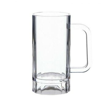 割れにくいビールジョッキ割れにくいポリカーボネート製のビールジョッキです。※お使いのモニターの性能により、実際の色と見え方が異なる場合がございます。※記載のサイズ詳細に誤差が生じる場合があります。予めご了承ください。※ご購入の際は、サイズ・容量・カラー等を必ずご確認の上、お買い求めくださいますようお願いいたします。サイズ12.4×7.9×16.2cm個装サイズ：13×8×17cm重量278g個装重量：278g素材・材質ポリカーボネート仕様容量:473ml食洗機:可生産国中国fk094igrjs