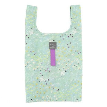 Drawstring Bags - フレンズヒル エコバッグM トリハナ ミント LW-488-211