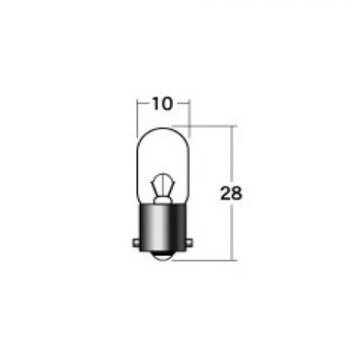 M＆Hマツシマ 白熱電球(2個入) 6v8w T10 BA9S A7305