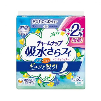 チャームナップ 吸水さらフィ ギュッと吸引 ロング 19cm 52枚入 500-420260-00