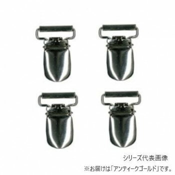 Other - INAZUMA イナズマ パイプ付サスペンダ金具 20ミリ 4個入 アンティークゴールド AK-11-21AG