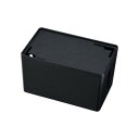 サンワサプライ ケーブル&タップ収納ボックス Sサイズ ブラック CB-BOXP1BKN2(2)