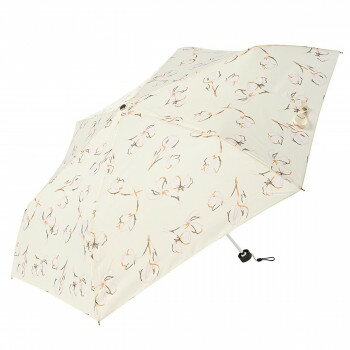 ニフティカラーズ ミニ55 ノーブルフラワー 折傘 オフホワイト 1776OF