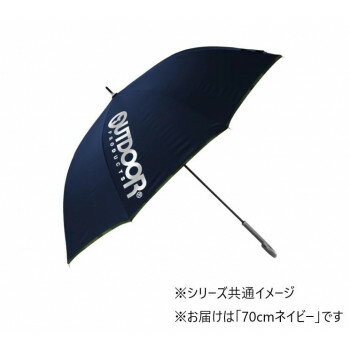 OUTDOOR PRODUCTS 長傘 M1Pロゴ ジャンプ傘 70cm ネイビー 10002531