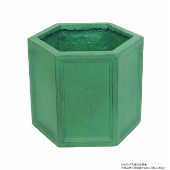 村田屋産業 ヘキサゴンポット 5号 Verdigris 3699