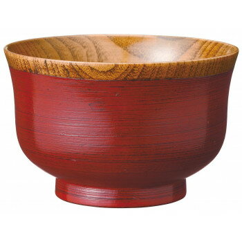 阿瀬真三商店 汁椀 赤カスミ R0605