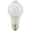 OHM LED電球 E26 40形相当 人感明暗センサー付 昼光色 LDA5D-G R51(3)