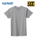 グンゼ インナーTシャツ G.T.HAWKINS 半袖 丸首 2枚組 グレーモク L HK10132